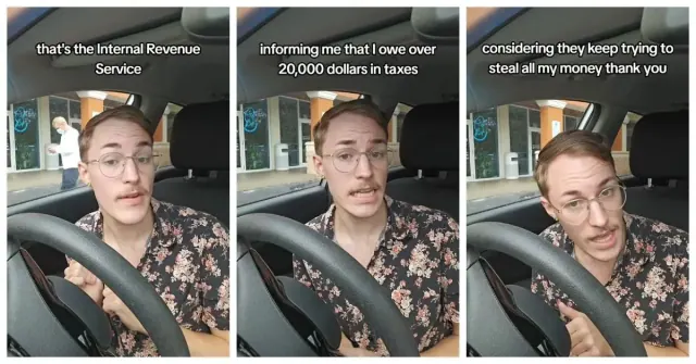 Archival screenshots of a taxpayer’s social-media account