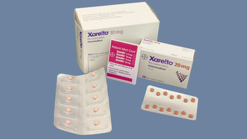 Box and pills of Xarelto