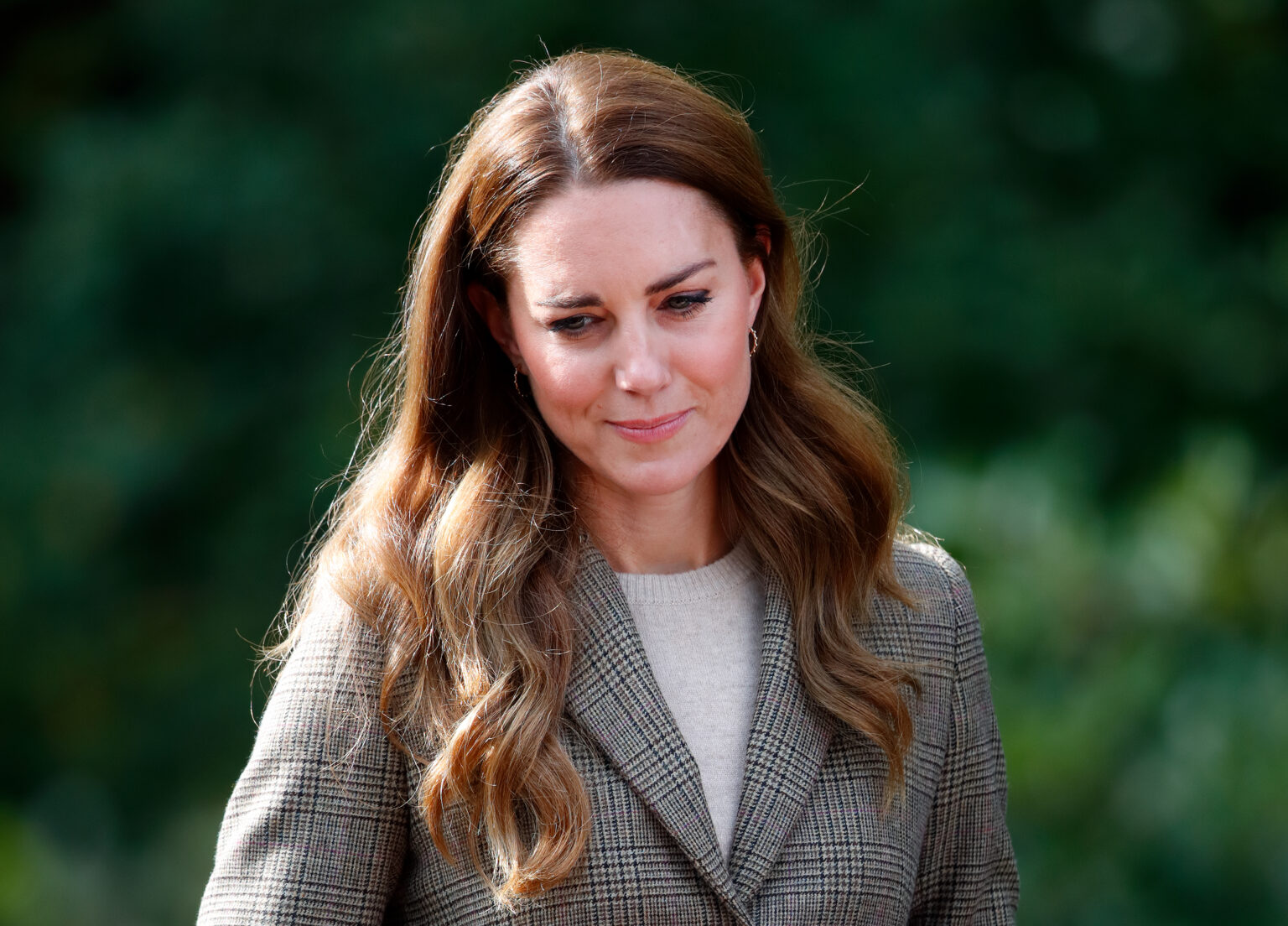 LOW WRAY, UNITED KINGDOM - SEPTEMBER 21: (EMBARGOED FOR PUBLICATION IN UK NEWSPAPERS UNTIL 24 HOURS AFTER CREATE DATE AND TIME) Catherine, Duchess of Cambridge arrives to embark on a boat trip, on Lake Windermere, with two of the 'Windermere Children', a group of 300 child Holocaust survivors who came to stay in the Lake District in 1945 for a period of recuperation following what they experienced in concentration camps and ghettos of Nazi Occupied Europe, at Wray Castle on September 21, 2021 in Low Wray, England. early onset cancer rates on the rise