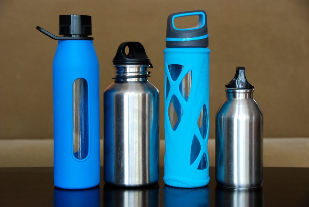 reusable water bottles are a save money strategy